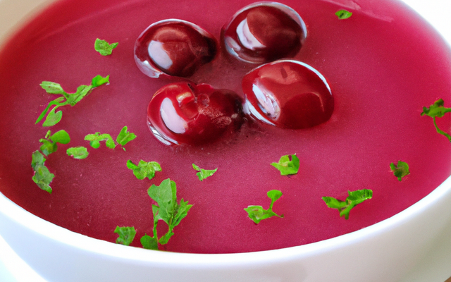 La soupe aux cerises