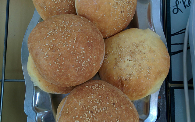 Pains hamburgers maison