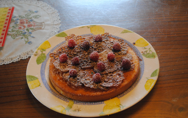 Savarin moelleux et croustillant de caramel