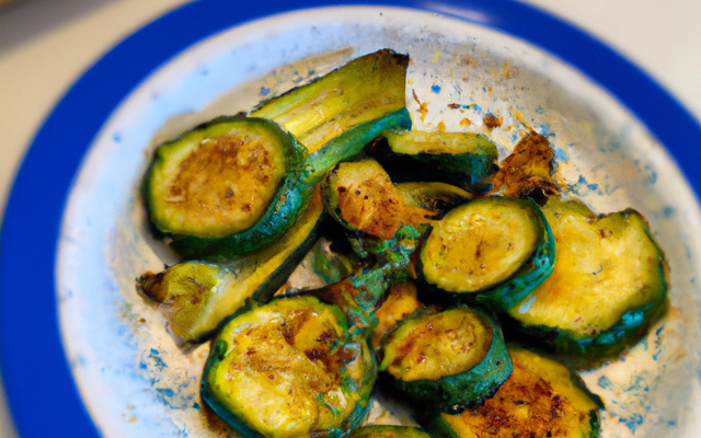 Courgette au bleu