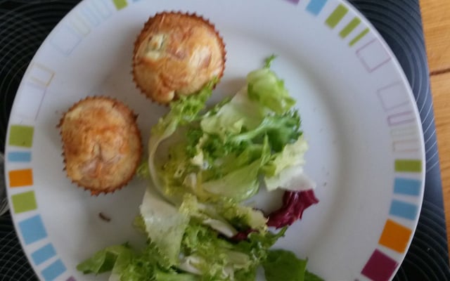 Muffins jambon fromage