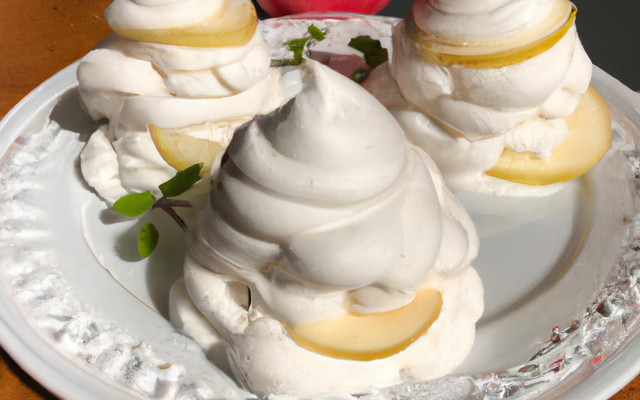 Pommes en Meringue Glacée
