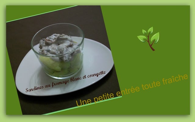Sardines au fromage blanc & courgette