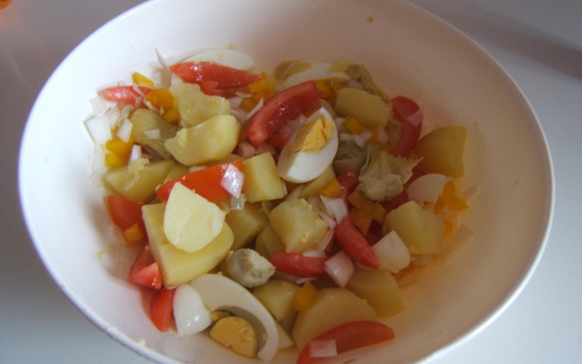 Salade aux fonds d'artichauts