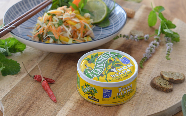 Salade thaï d'automne au thon