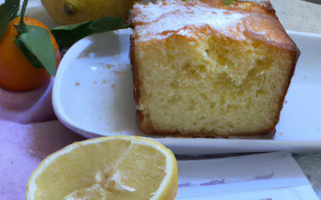 Cake au citron rapide maison