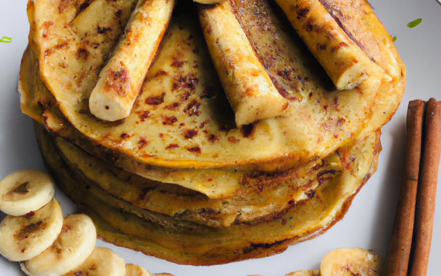 Crêpes banane et cannelle