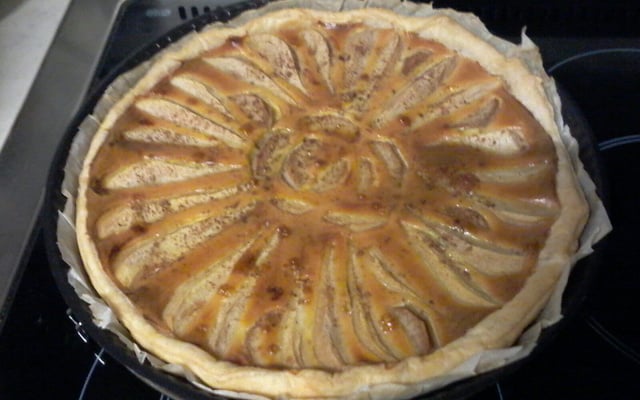 Tarte aux poires fraîches