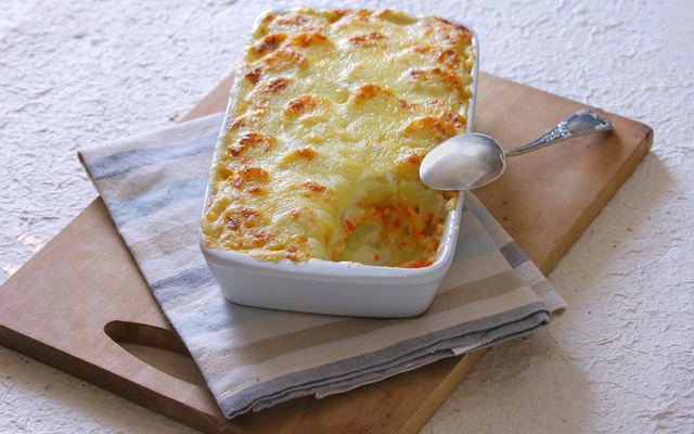 Gratin de pommes de terre au Râpé de la Mer Coraya