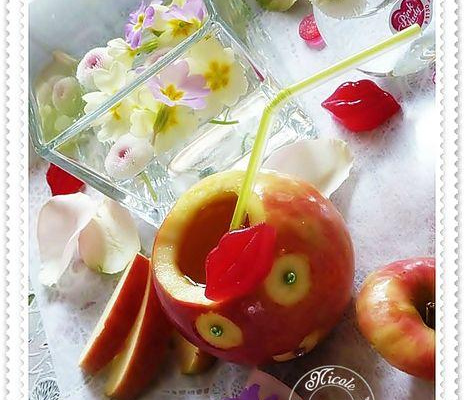 Nectar de pommes, thé Darjeeling, miel, cannelle, gingembre