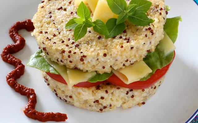 Burger végétarien de quinoa
