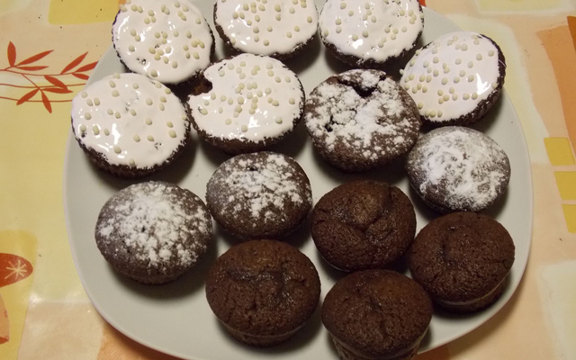 Muffins chocolat et lait de coco