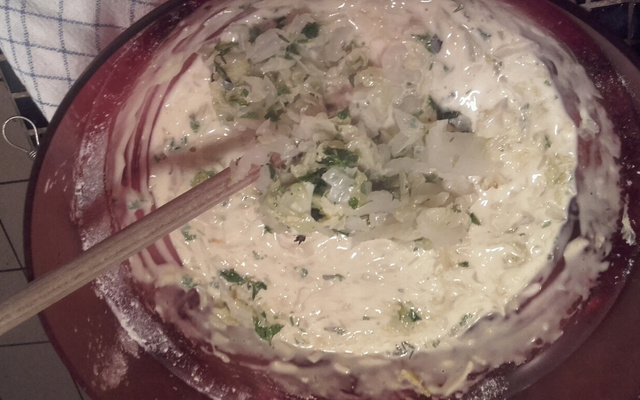 Cake au chou chinois