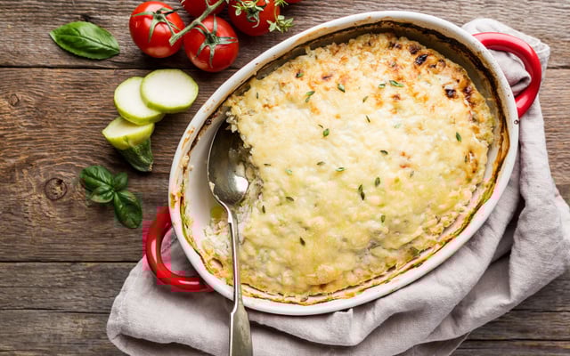 Parmentier de courgettes