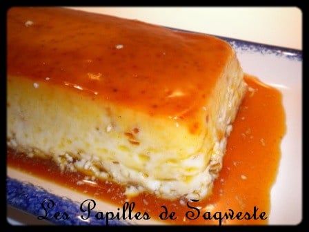 Flan léger au lait de coco