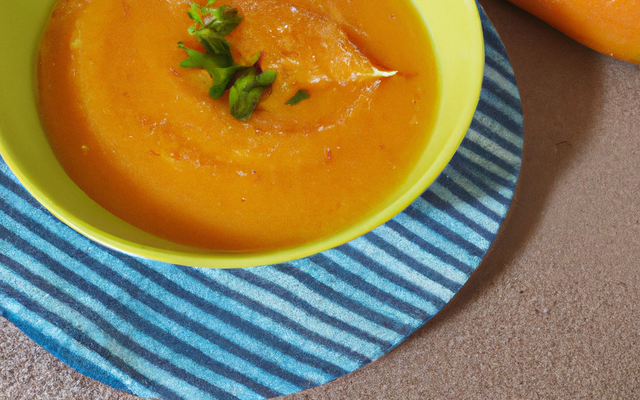 Velouté de carottes à l'orange facile