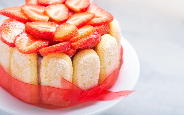 Charlotte aux fraises