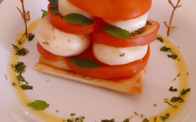 Millefeuille tomates-mozarella