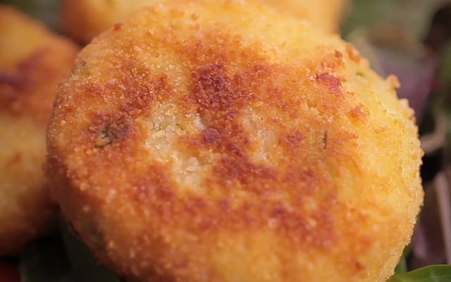 Croquettes express de pomme de terre au jambon