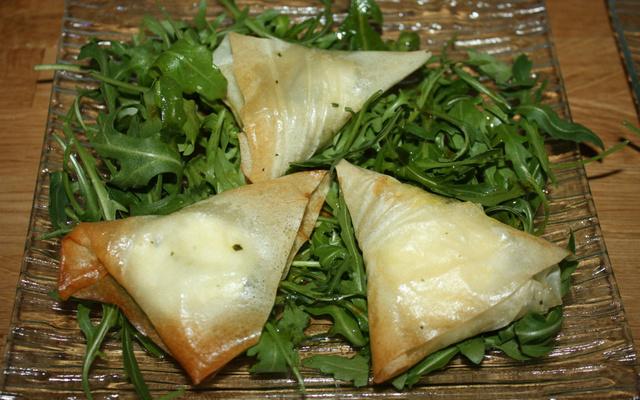 Bricks au Chèvre Basilic