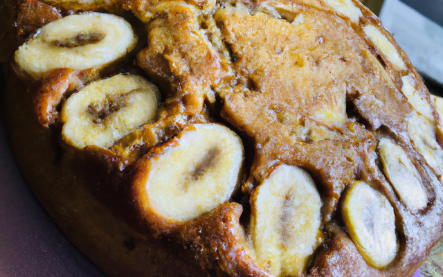 Banana cake moelleux