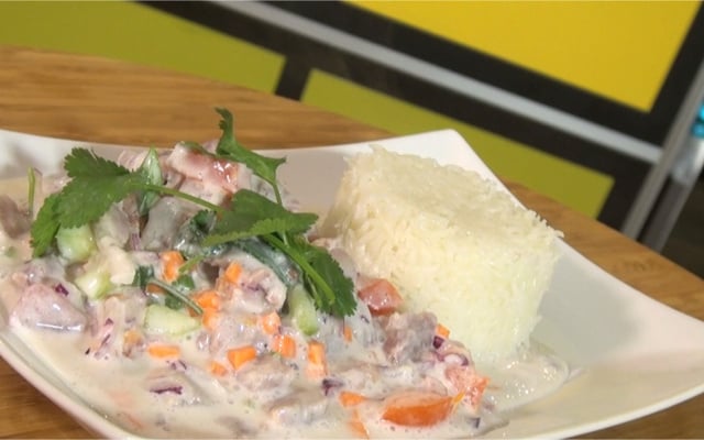 Poisson cru à la Polynésienne