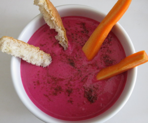 Dips à la betterave pour l'apéritif