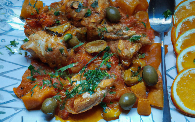 Poulet basquaise à la harissa