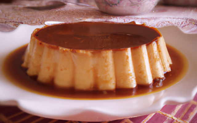 Flan au moka