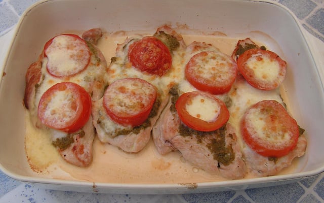 Escalopes de dinde gratinées