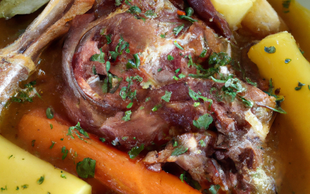 Pot-au-feu au lapin moutardé