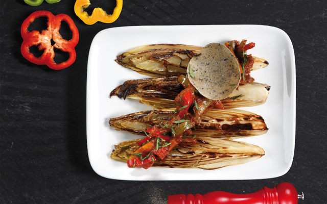 Piperade d'endives à l'aquitaine