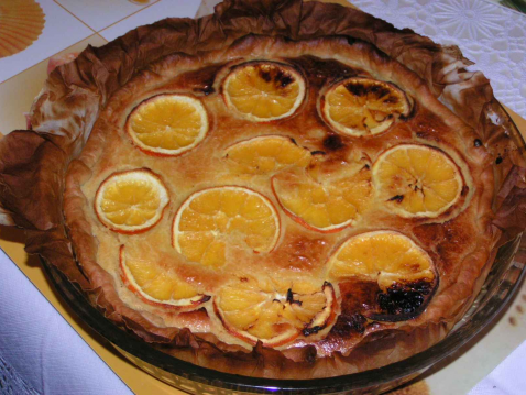 Tarte à l'orange