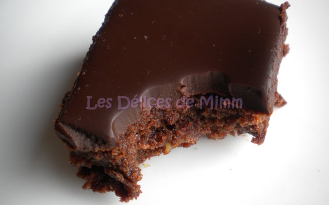 Brownies à la ganache de Christophe Felder