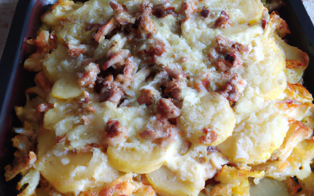 Tartiflette aux dés de pommes rissolées