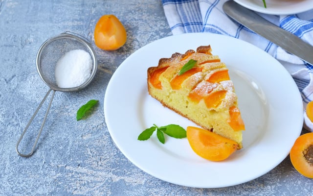 Gâteau moelleux à l'abricot