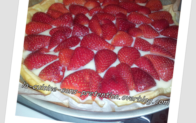 Tarte aux fraises...