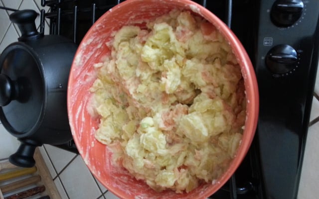 Salade de pommes de terre au saumon fumé