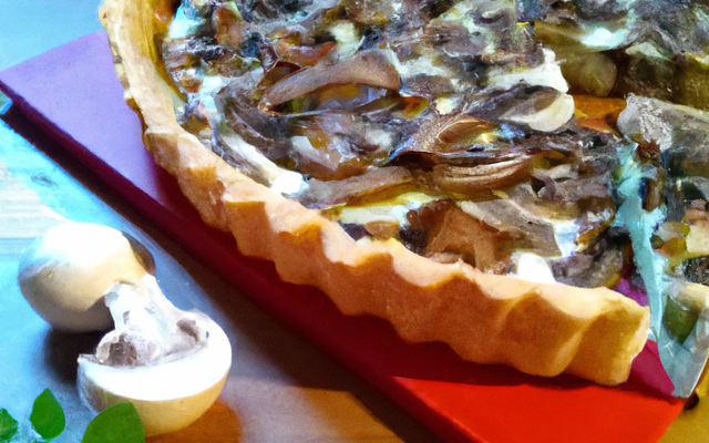 Tarte aux champignons faciles