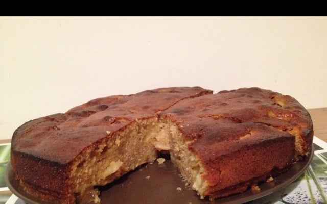 Quatre-quarts pommes et amandes