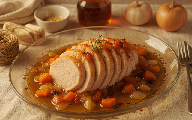 Rôti de dindonneau grand-mère