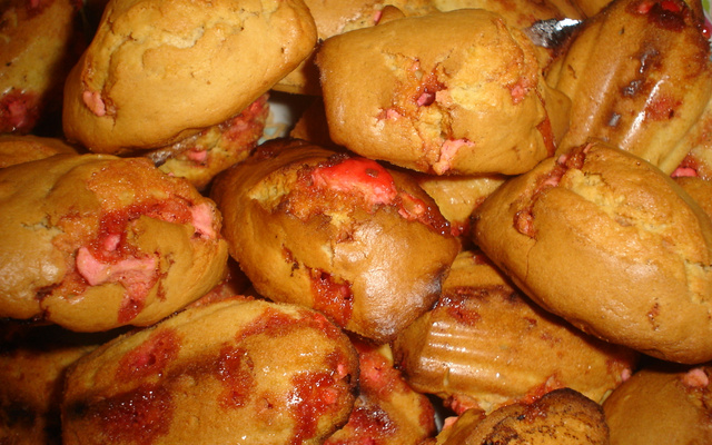 Madeleines aux pralines