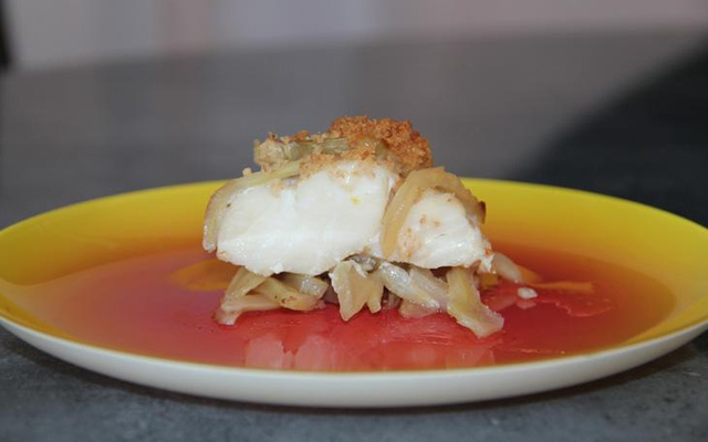 Gratin de fenouil et cabillaud aux épices douces