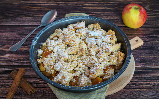 La meilleure façon de faire un crumble aux pommes