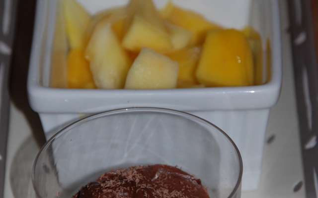 Mousse au chocolat express