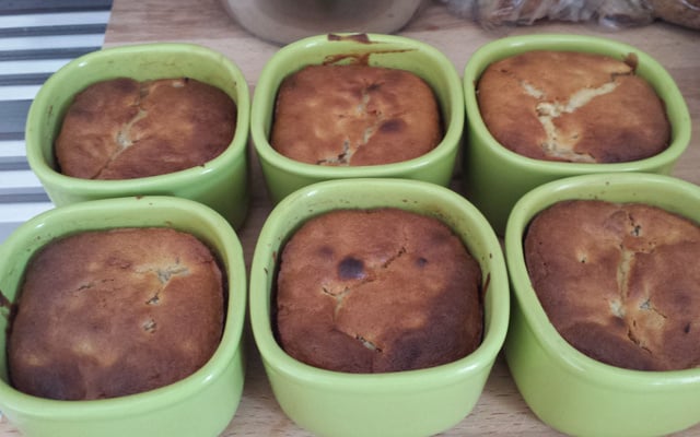 Fondant à la compote de pomme