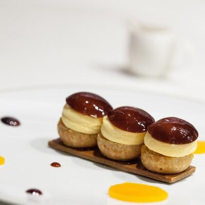 Trio de choux Butternut et gelée de café illy