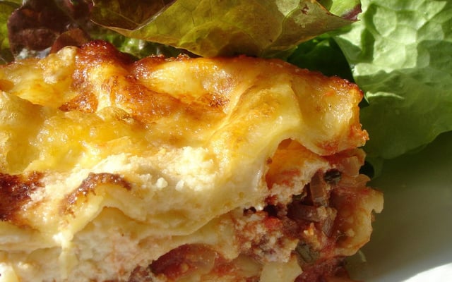 Lasagnes chèvre tomate basilic