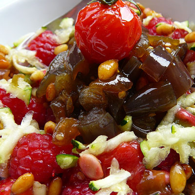 Aubergine en ratatouille sucrée