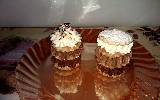 Mille-feuilles au 3 mousses chocolat